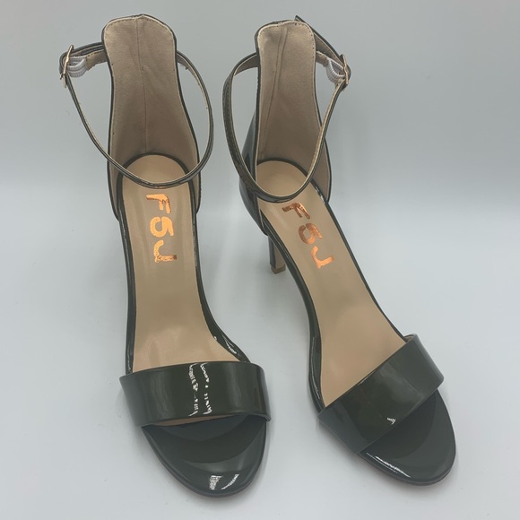 Women Open Toe Summer Sandals Ankle strap mid heel - Picture 6 of 12